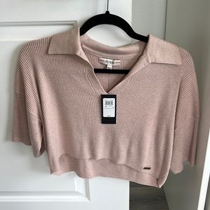 Guess crop top polo